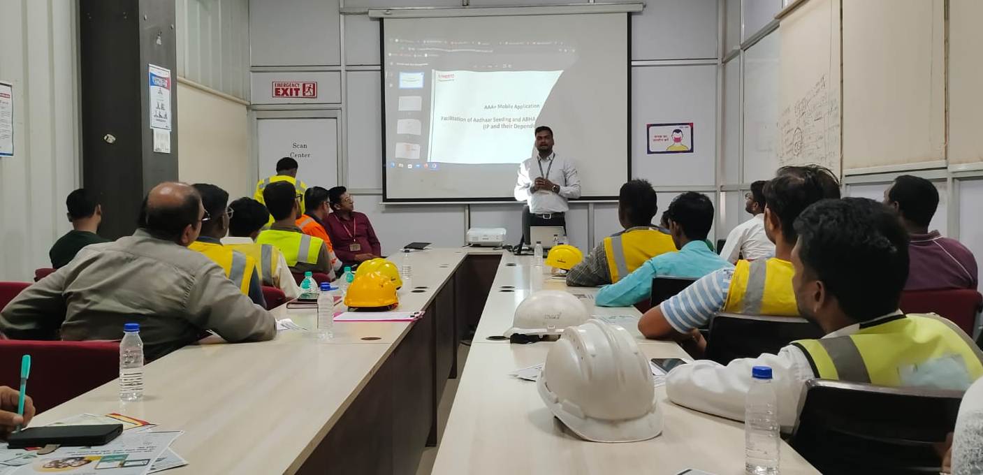 Aadhar Seeding Cum Awareness Camp at ACC Cement Jamul, Durg Date 10.07.2024